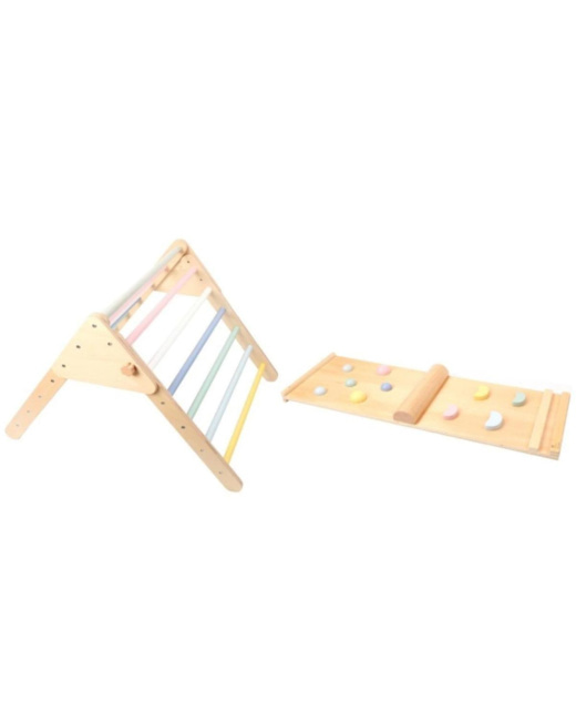 Ensemble triangle Pikler avec planche