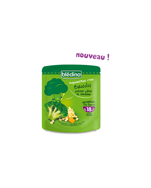 Aujourd'hui c'est : Brocolis, petites pâtes et Cheddar