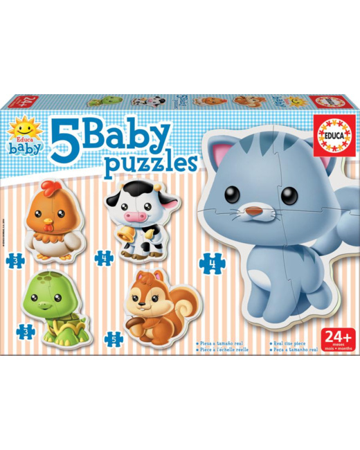 Baby puzzles Les animaux commun
