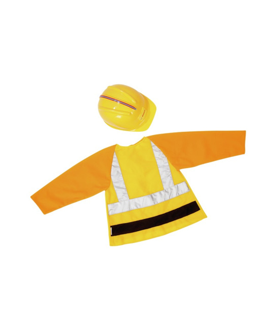 Déguisement le chef de chantier avec casque
