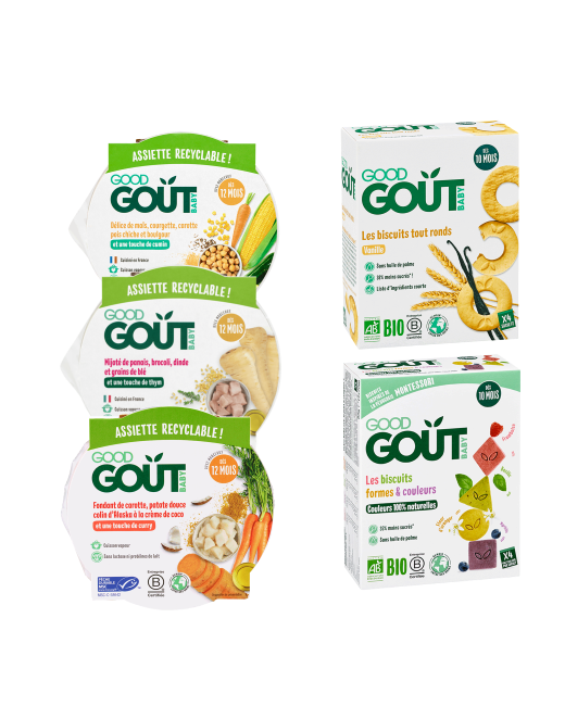Pack Plats Bio Introduction Morceaux et Premier Biscuits