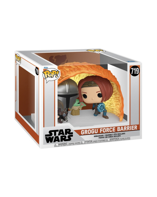 Figurine Grogu et la barrière de force The Mandalorian Star Wars Pop