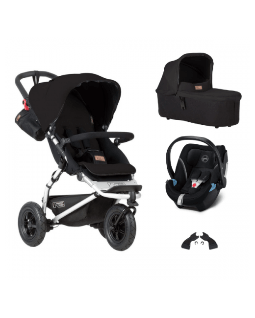 Poussette Swift + nacelle Plus + coque Cybex Aton 5