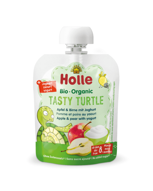 Tasty Turtle - Gourde Pomme et poire avec yaourt