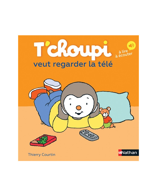 Livre T'choupi veut regarder la télé