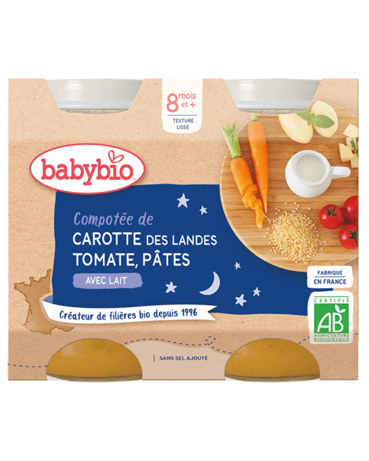 Bonne Nuit Carotte des Landes Tomate Pâtes