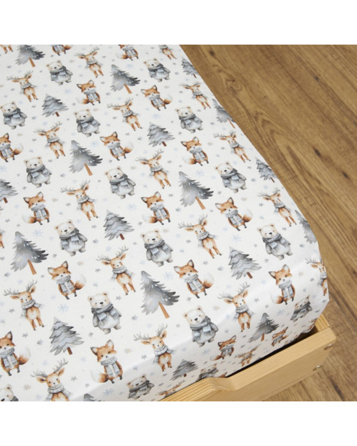 Drap-housse Animaux Hiver Rectangle