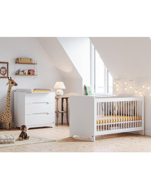 Chambre Duo Ova Lit bébé + Commode