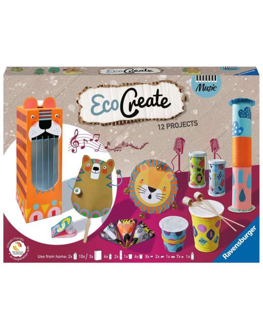 EcoCreate - Crée tes propres instruments de musiques - de 6 ans