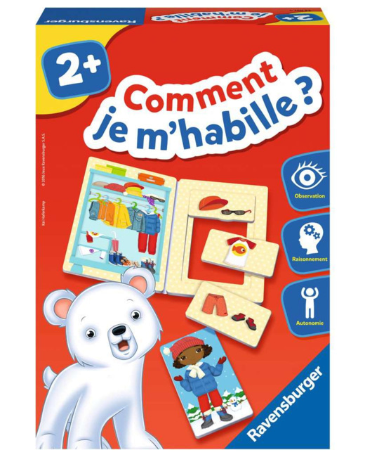 Comment je m'habille ? - de 2 ans