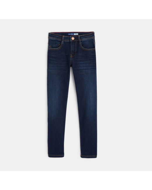 Jean slim 5 poches bleu garçon