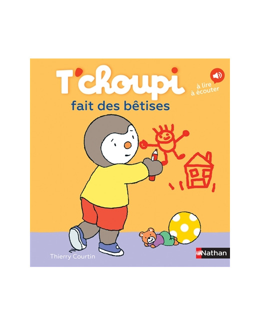 Livre T'choupi fait des bêtises