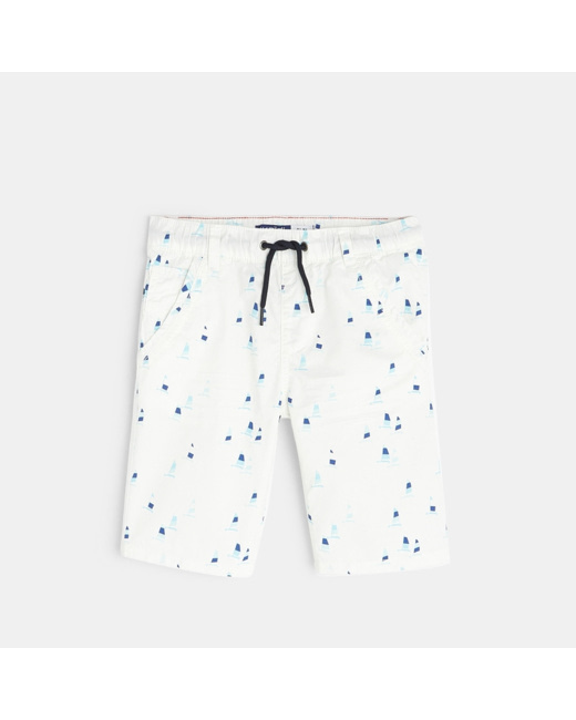 Bermuda imprimé beige garçon