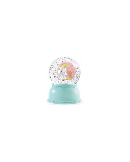 Veilleuse neigeuse - Licorne