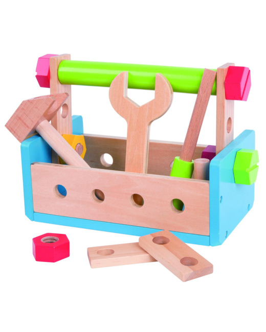 Jouet bois Caisse à outils en bois