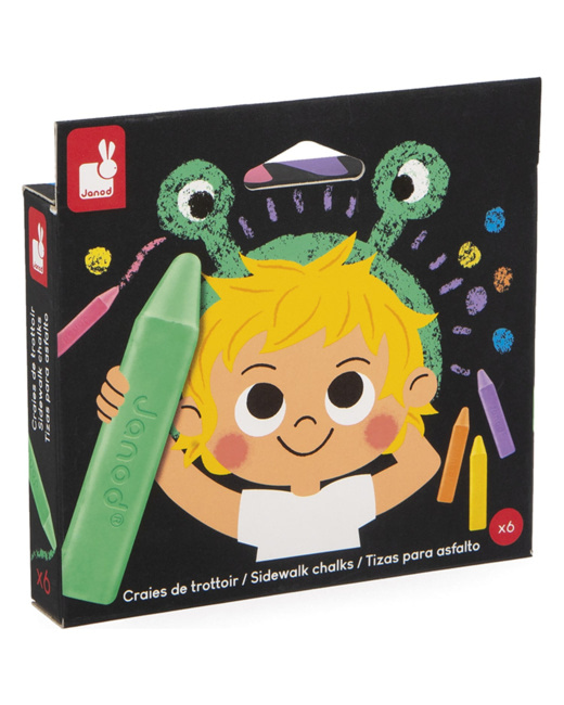 Lot de 6 craies de trottoir