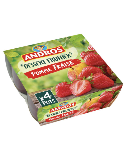 Compote Dessert fruitier - Pomme fraise