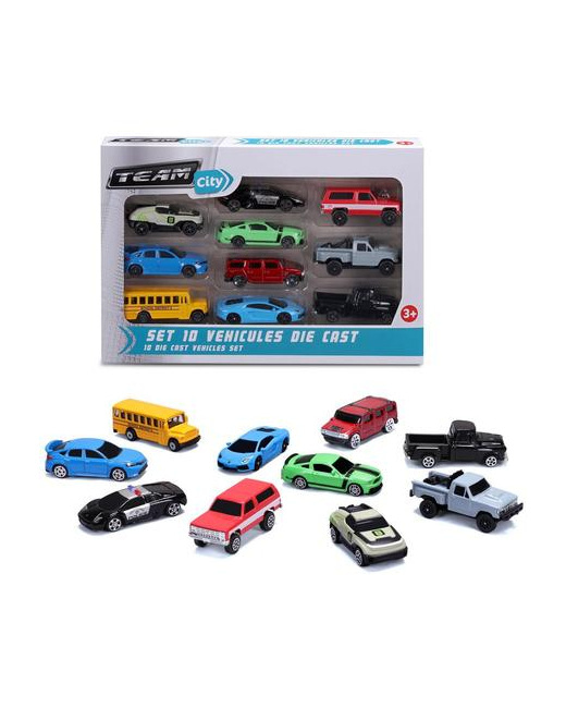 Set 10 véhicules Die Cast