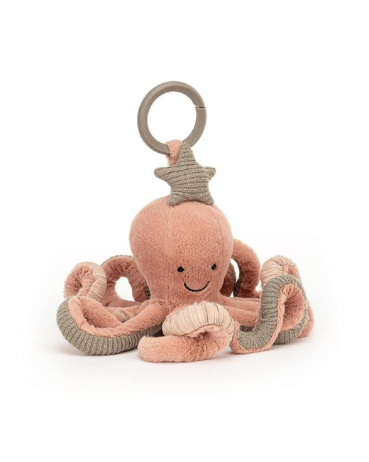 Peluche d'activité à accrocher pieuvre Odell Octopus