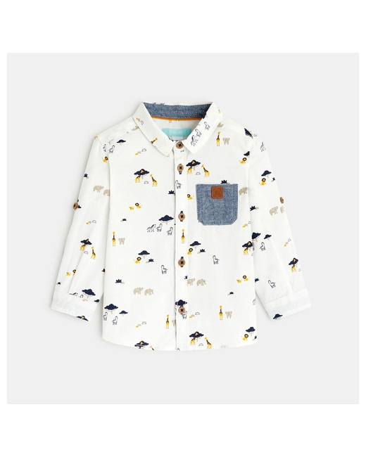 Chemise imprimée animaux de la savane