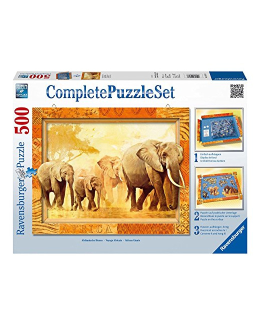 Puzzle - Complete Set - Voyage africain - 500 pièces