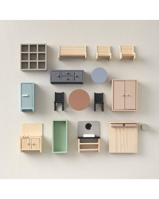 Meubles maison de poupée Rétro