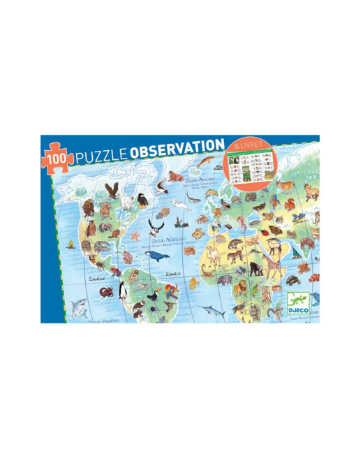  Puzzle Les Animaux du Monde 100 pièces