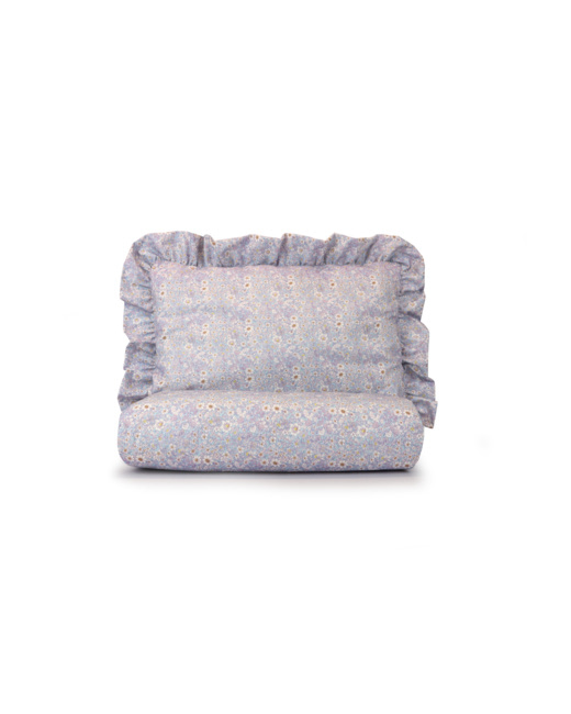 Housse de couette Fleurs Vintage Grises