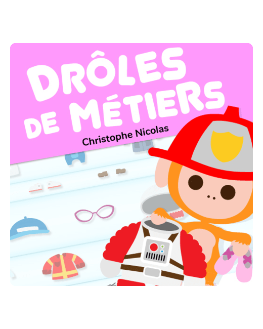 Livre audio enfant - Drôles de métiers