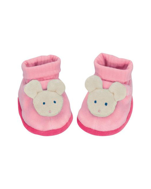 Chaussons bébé lila