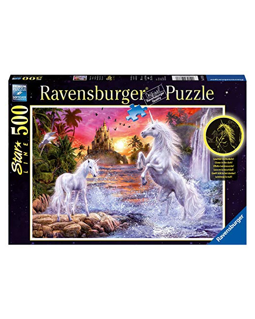 Puzzle - Star Line Belles Licornes - 500 pièces