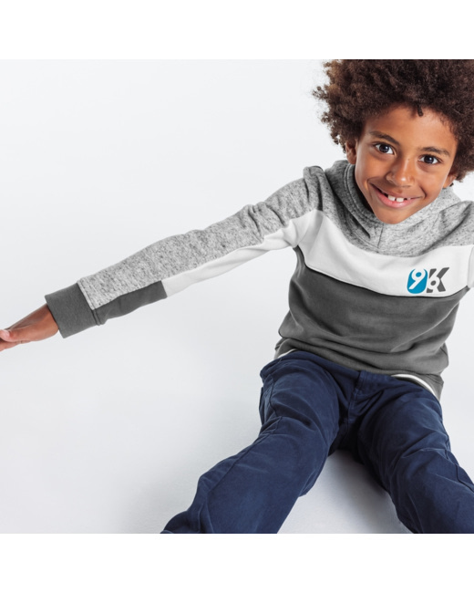 Sweat-shirt à capuche OK96 vert garçon