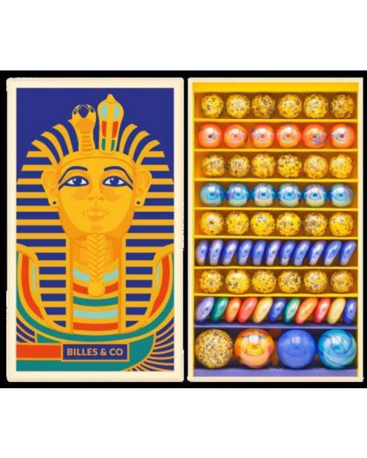 Coffret de 62 billes Egypte Toutankhamon
