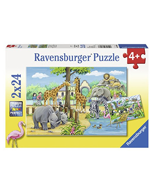 Puzzle - Bienvenue au zoo - 2x24 pièces