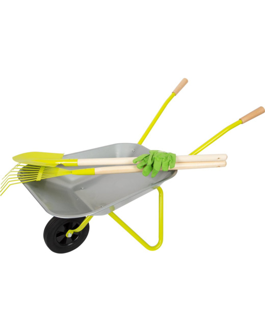 Brouette avec outils de jardin