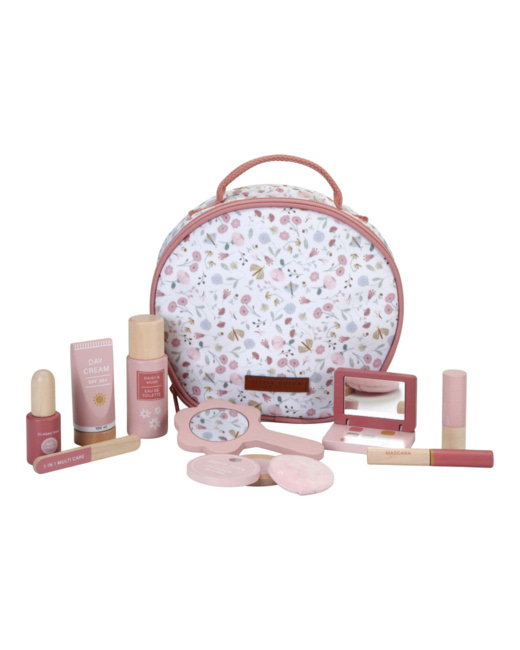 Vanity et maquillage en bois