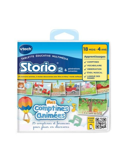 E-book animé Storio Mes comptines avec Nino et Nina