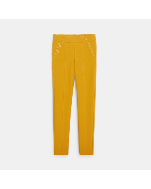 Jegging chic jaune fille