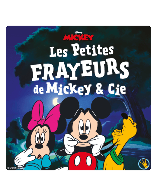Livre audio Les Petites Frayeurs de Mickey & Cie