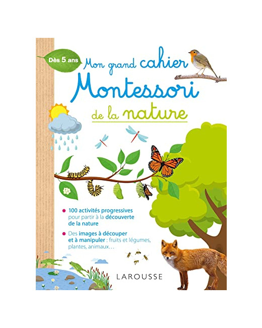 Mon grand cahier Montessori de la nature