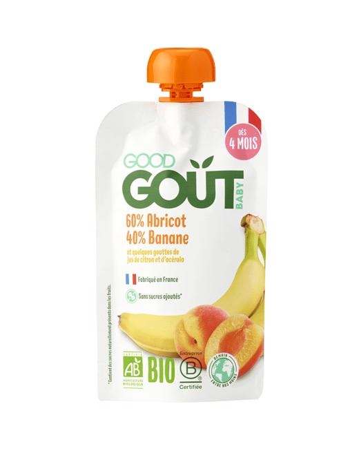 Gourde Abricot et Banane Bio