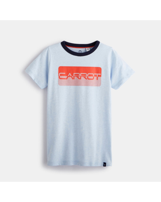T-shirt manches courtes bleu garçon