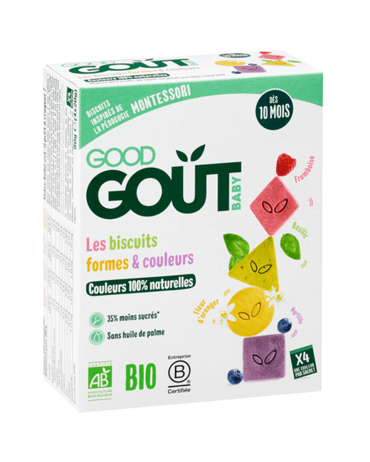 Biscuits Bio Formes et Couleurs Montessori