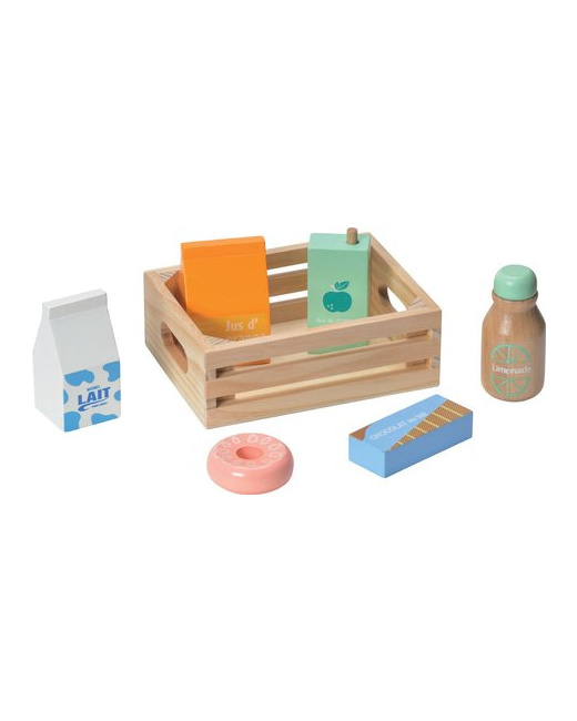 Set de jeu en bois Ma cagette du goûter