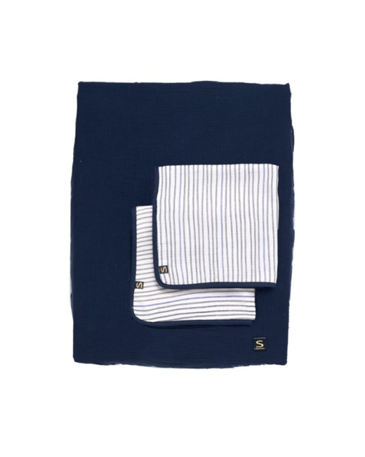 Housse de matelas à langer avec 2 linges Baby Sailor