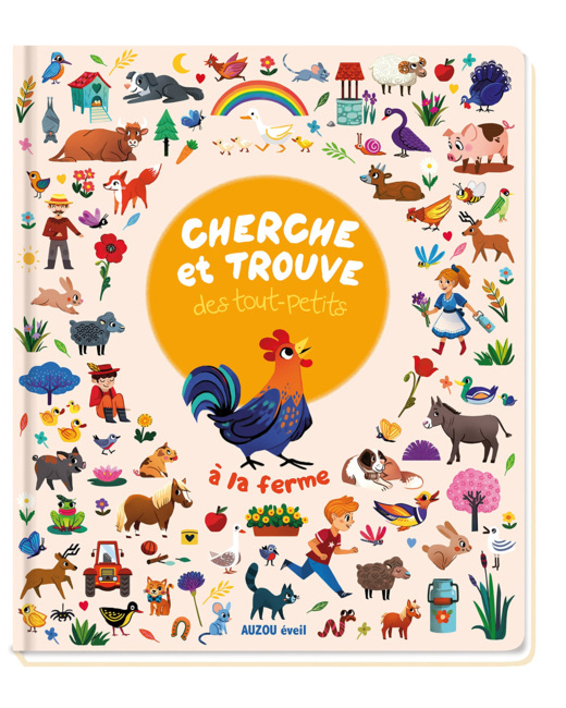 Livre Cherche et trouve des tout-petits à  la ferme