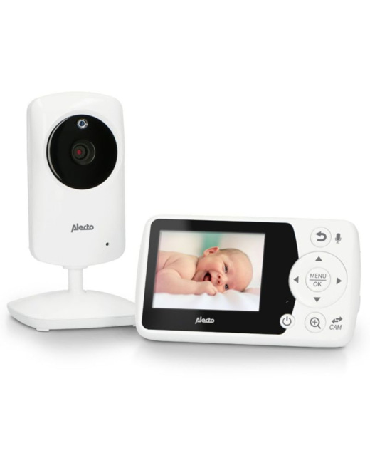Babyphone avec caméra et écran couleur 2,4 pouces