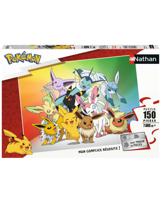 Puzzle Evoli et ses évolutions / Pokémon - de 7 ans