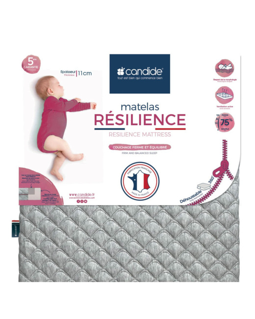 Matelas bébé  Résilience déhoussable 360°