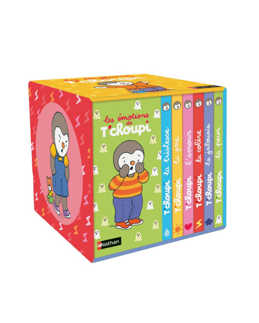 Bibliothèque les émotions de T'Choupi